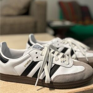 Adidas Samba women White and Black Shoes